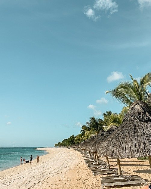 One of the many beaches in Mauritius for an amazing solo female travel destination