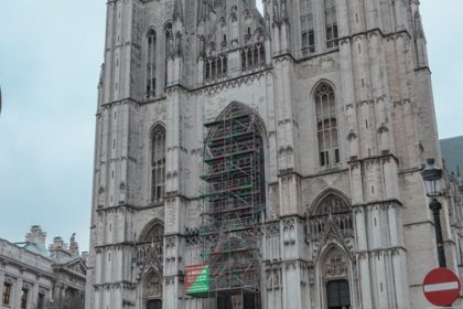 Picture of the THE CATHEDRAL OF ST. MICHAEL AND ST. GUDULA one of the places to see when spending a short layover in Brussels.