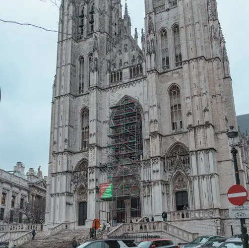 Picture of the THE CATHEDRAL OF ST. MICHAEL AND ST. GUDULA one of the places to see when spending a short layover in Brussels.