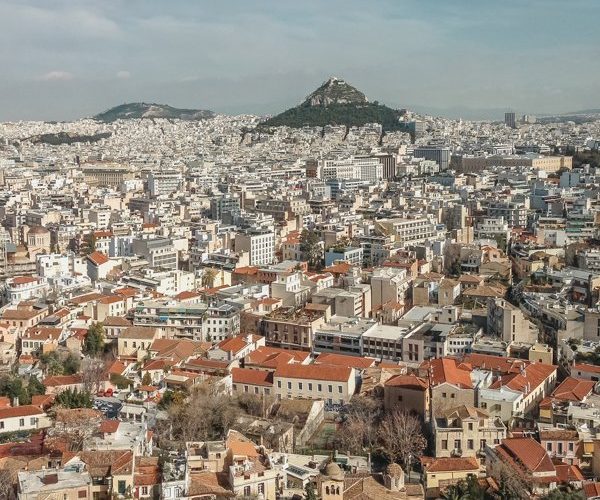 Picture of Mount Lycabettus. Top things for what to do in Athens.