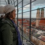Picture of me at St. Peter's Tower one of the top Munich photo spots.