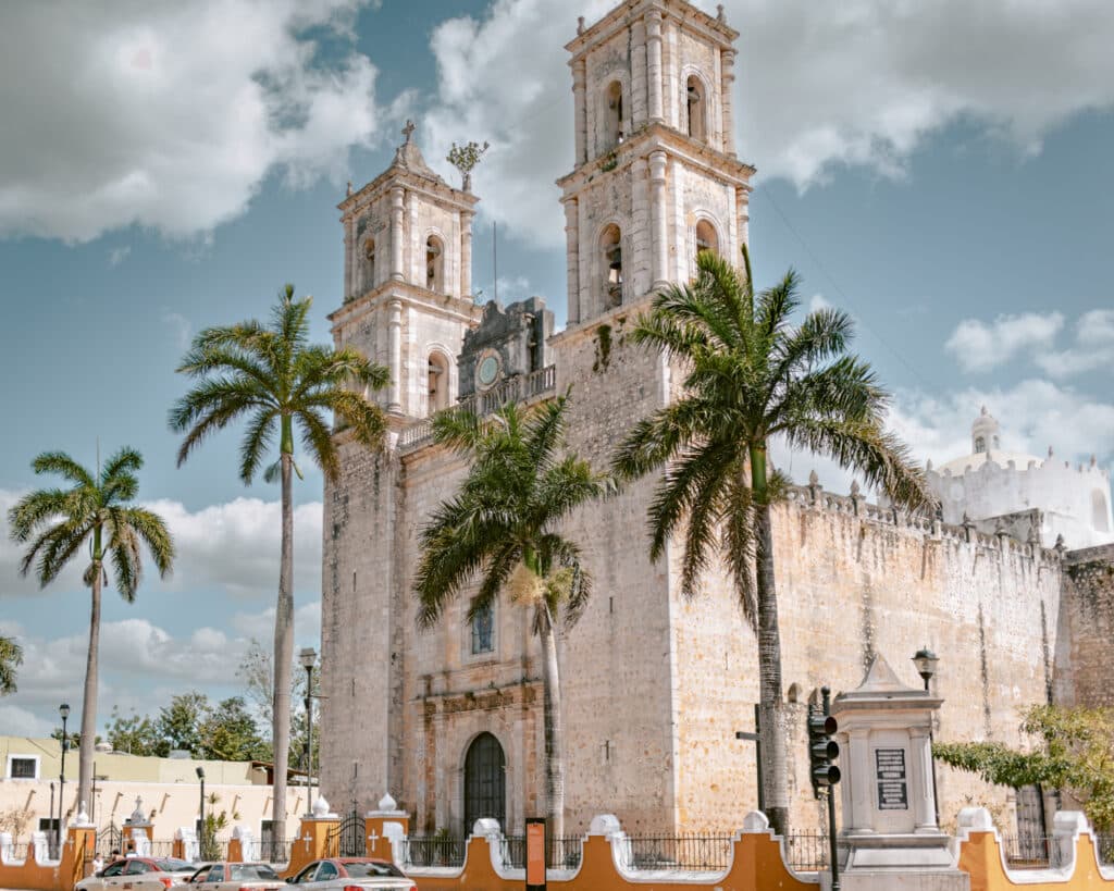 Beautiful Iglesia De San Juan Servacio  on a sunny day. 