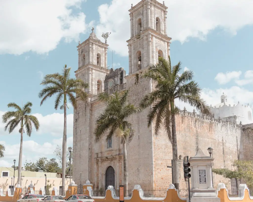 Beautiful Iglesia De San Juan Servacio  on a sunny day. 