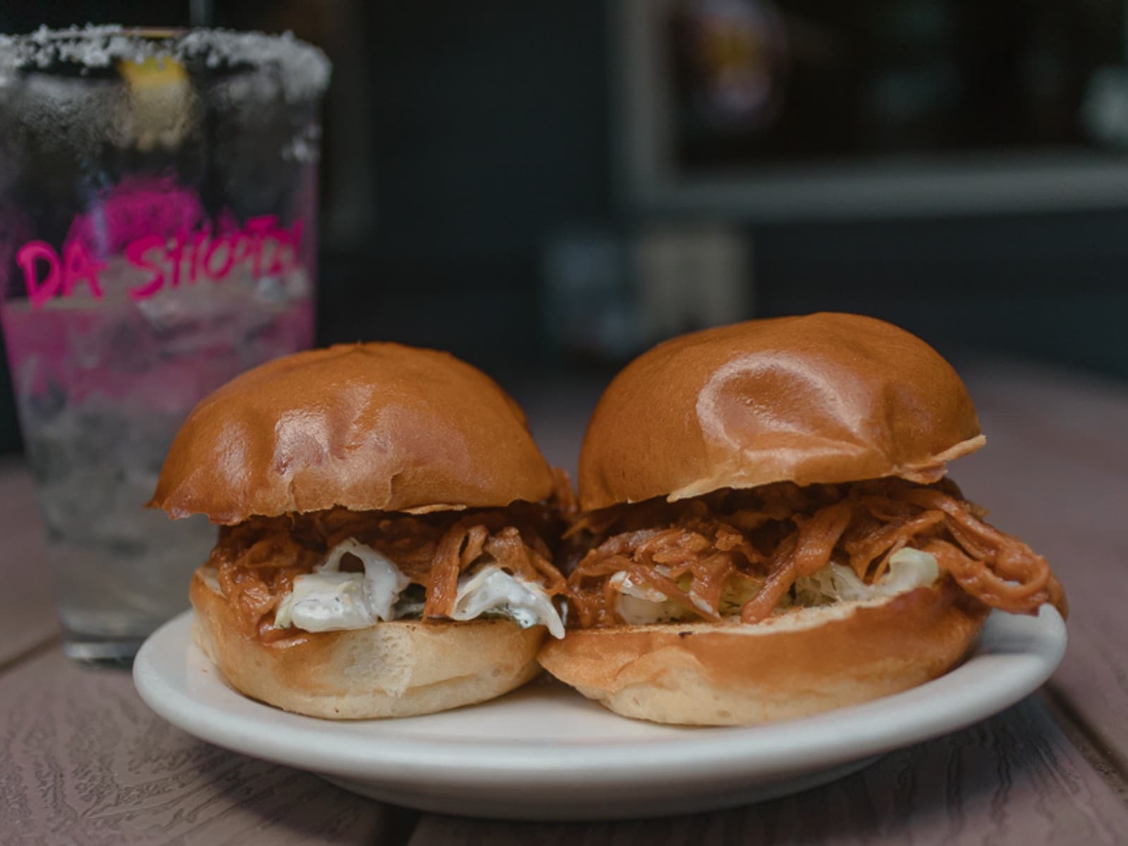 Places to eat in Oahu photo of brisket sliders from a restaurant in Oahu, Hawaii.