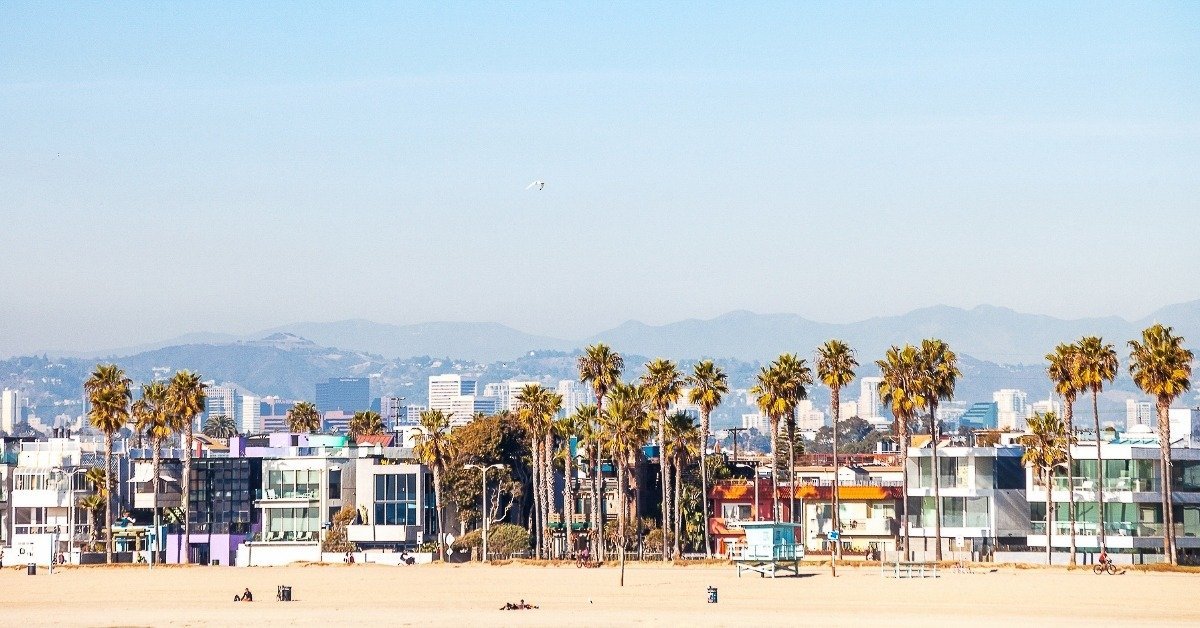 Layover in Los Angeles picture of Venice Beach.
