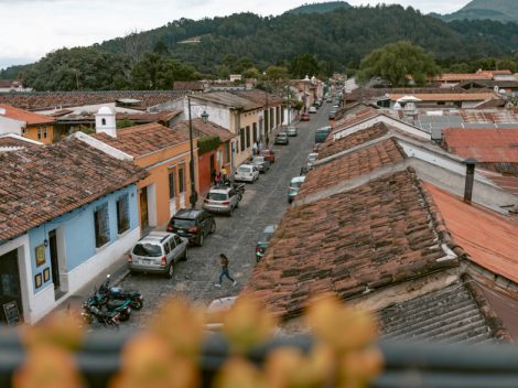 Rooftop view of the town one of the best things to do in Antigua, Guatemala