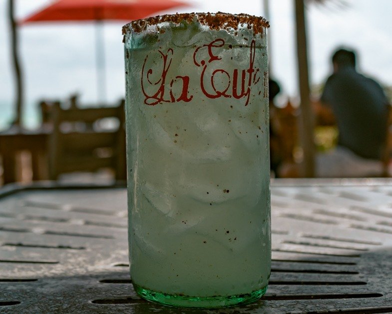 Margarita from La Eufemia one of the top restaurants in Tulum.