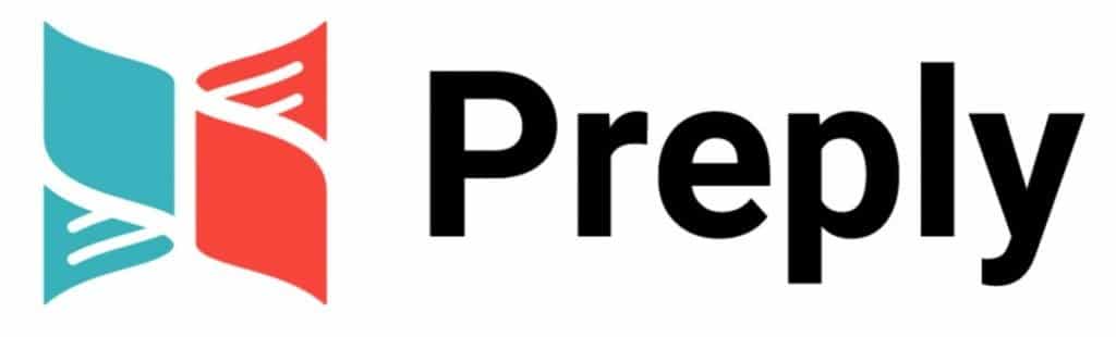 Preply review photo of the Preply logo.
