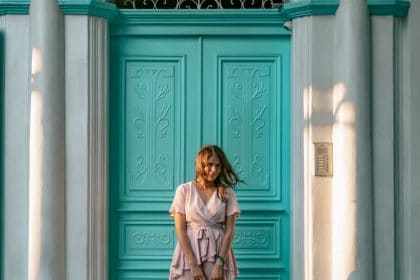 Panama City Photography Spots photo of me posing in front of a door in Casco Viejo.