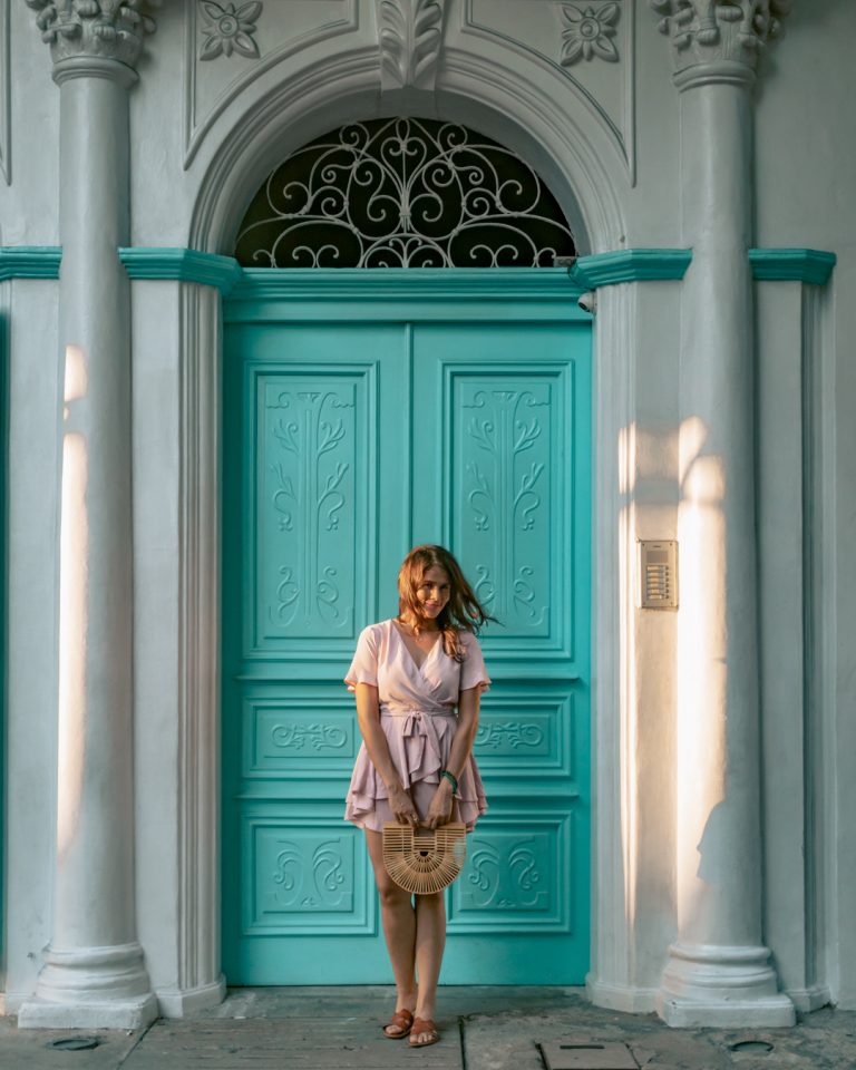 Panama City Photography Spots photo of me posing in front of a door in Casco Viejo.