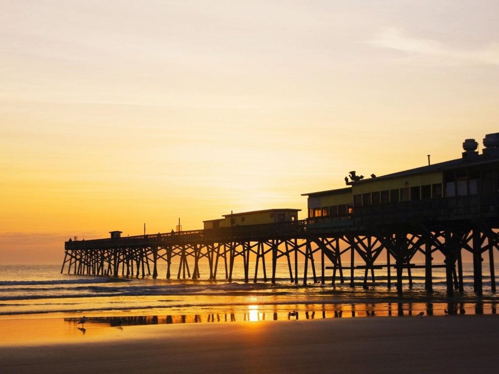 Florida captions photo of the Naples, Florida pier.