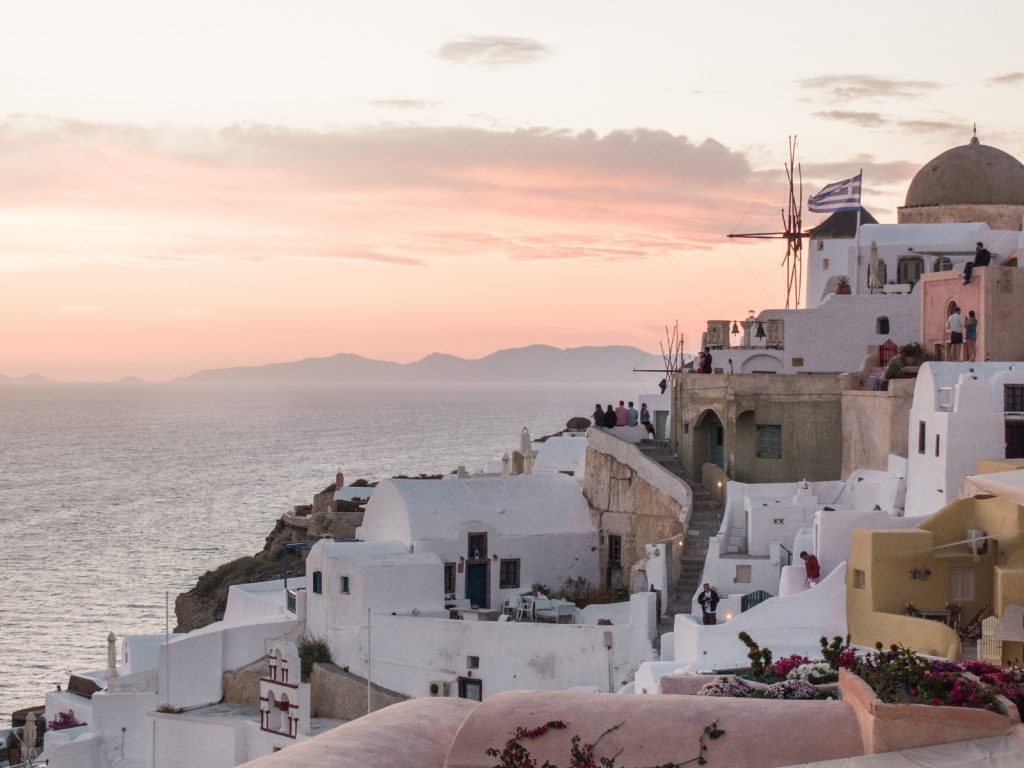 Oia Santorini Santorini captions photo.