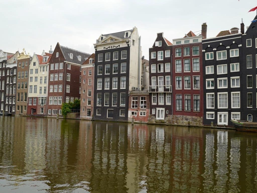 Amsterdam Instagram captions photo of the gingerbread homes in Amsterdam, Netherlands. 