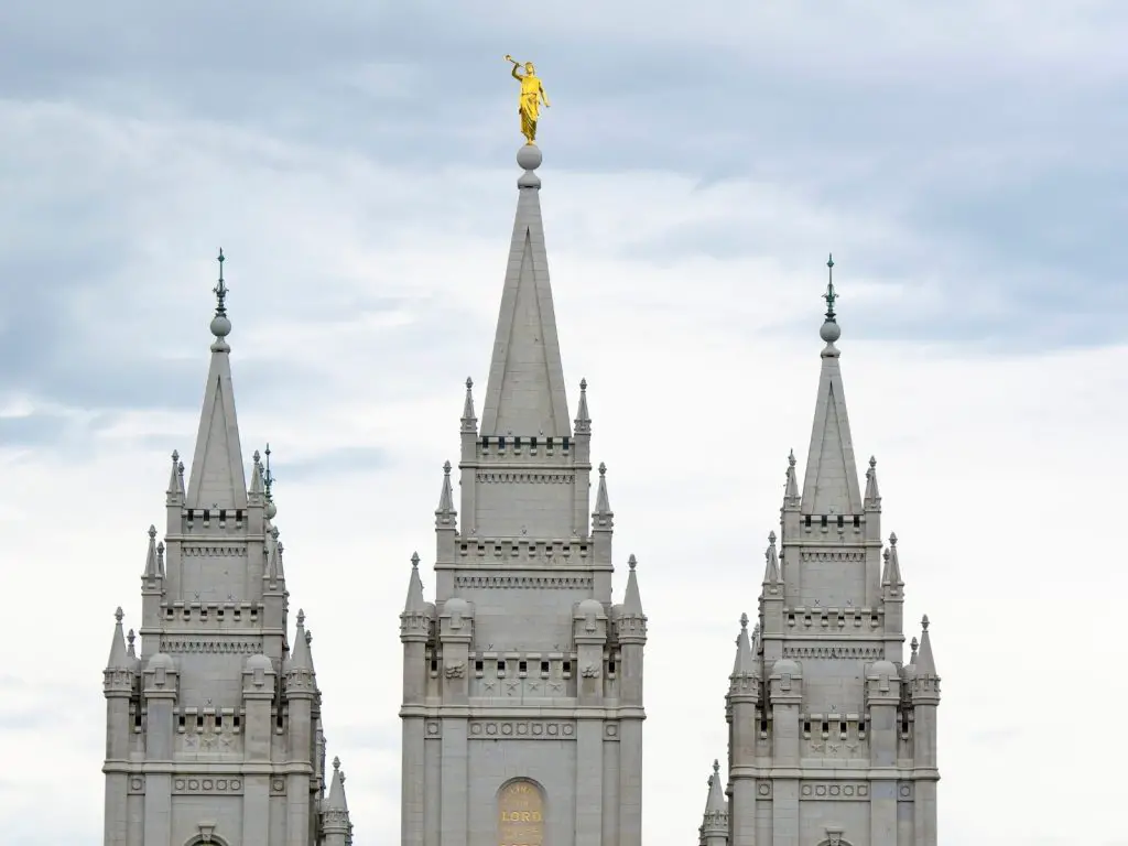 Salt Lake City quotes photo of the Salt Lake City temple. 