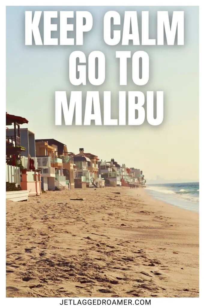 Malibu captions photo of Malibu Beach.. 
