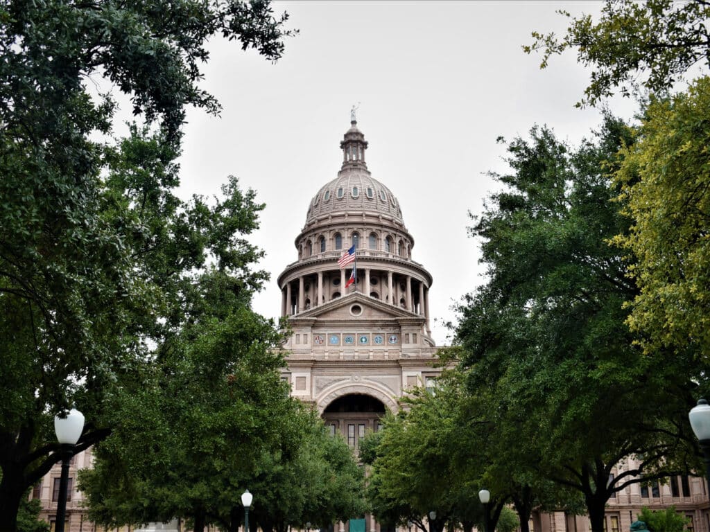Texas captions for Instagram photo of the Texas state capitol.