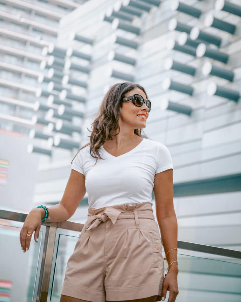 Posing in Brickell City Centre one of the best places to take pictures in Brickell. 