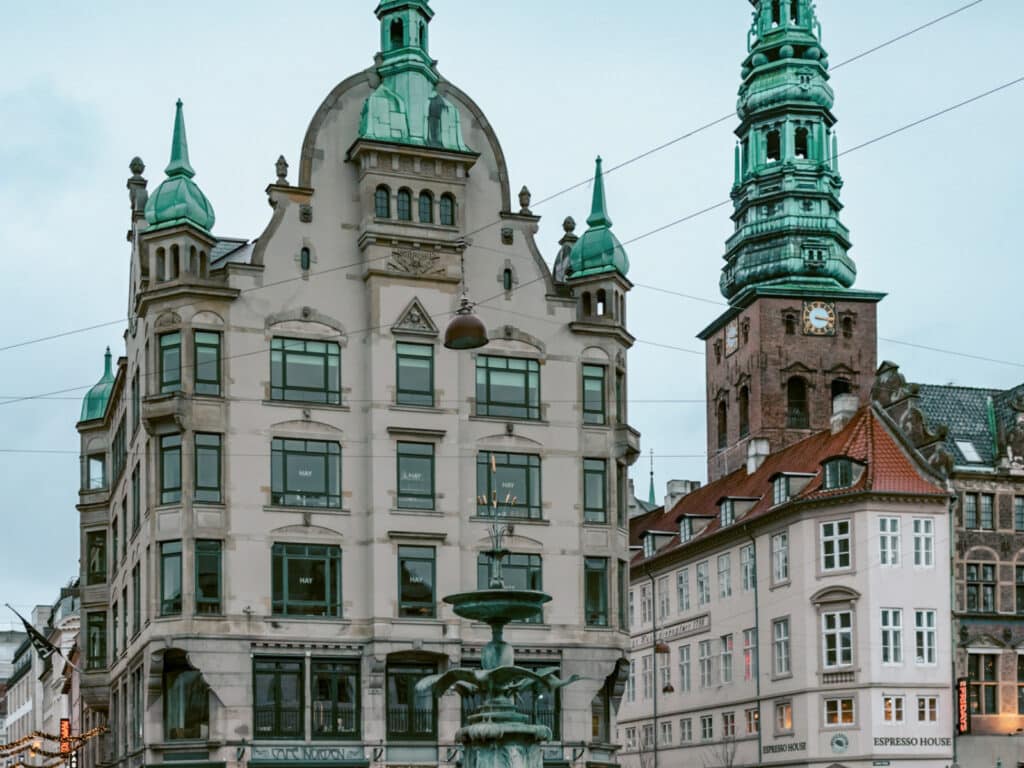 Shops on  Strøget. 