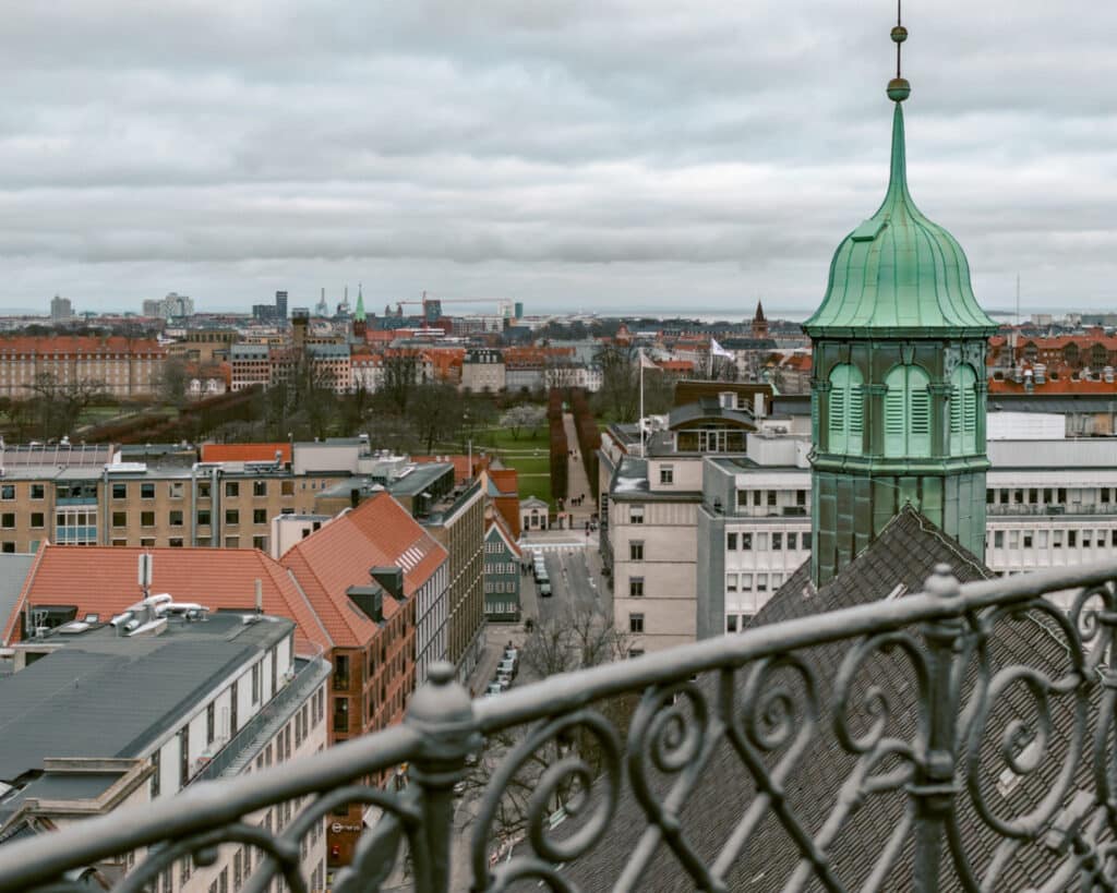 The Round Tower view one of the places to see when visiting Copenhagen. 