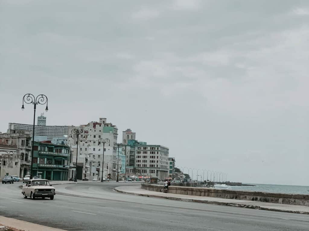 Malecon seawall one of the best Havana tourist attractions. 
