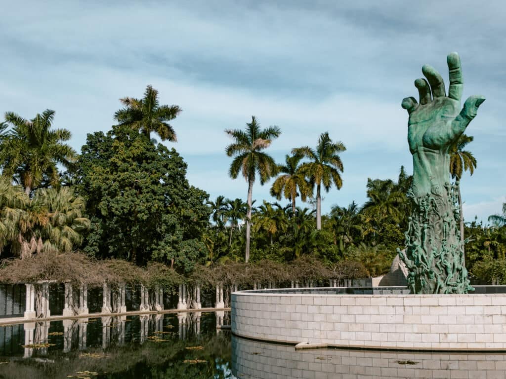 Monument at the Holocaust Museum one of the powerful South Beach activities.  