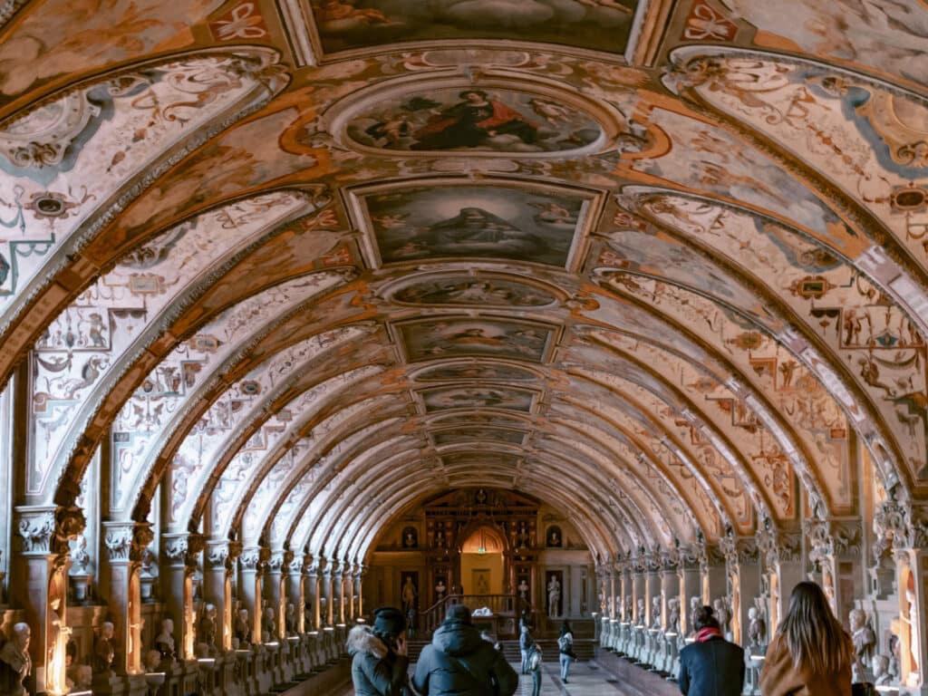 Hallway of Munich Residenz. 