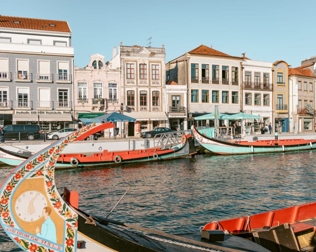 Portugal puns photo of Aveiro, Portugal gondolas.