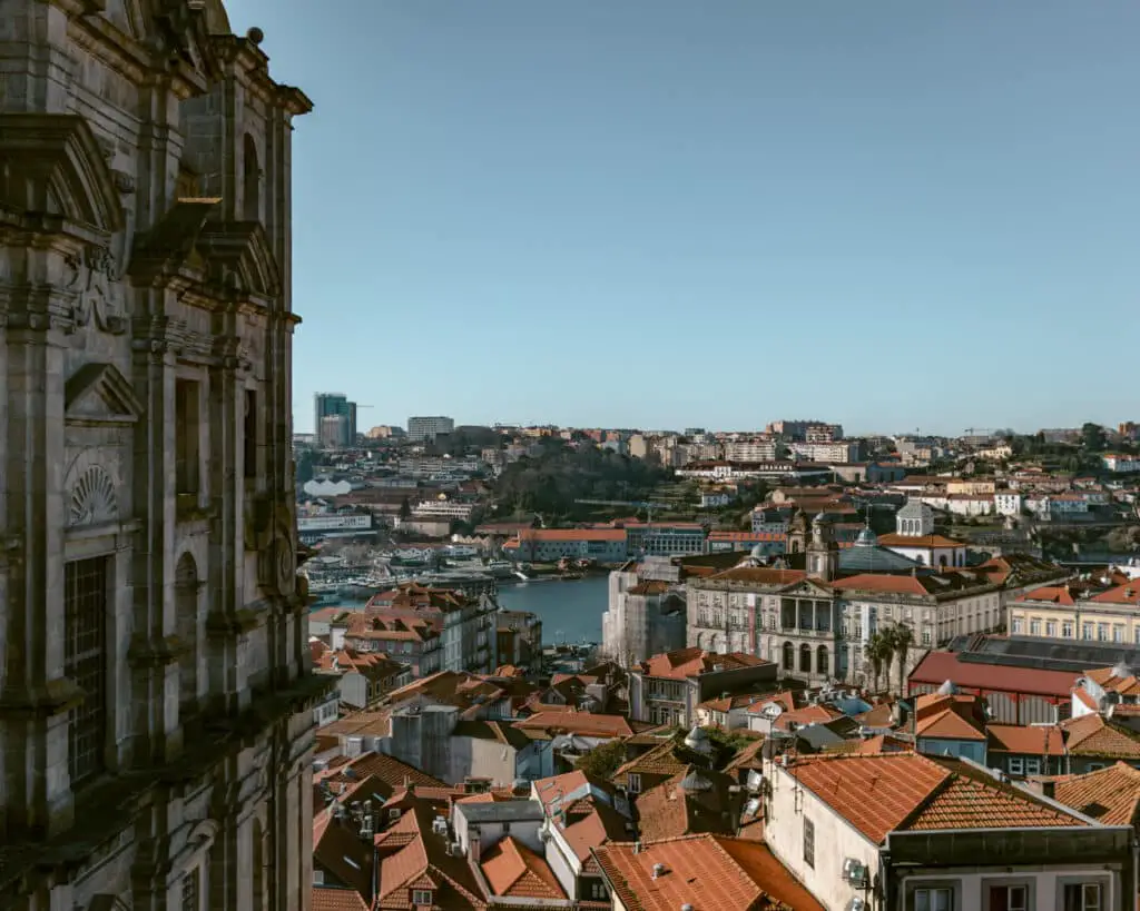 View of the Douro River from above. One of the things to do when spending 2 days in Porto.