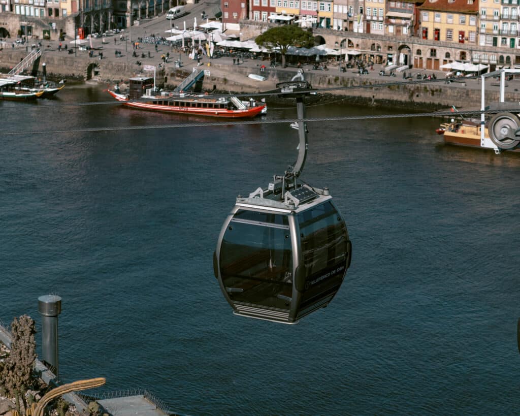 Cable car in Porto. One of the things for what to see in Porto..