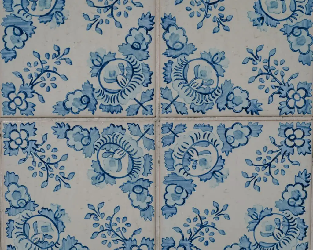 Azulejo tiles in Porto, Portugal. 