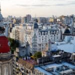 Argentina captions photo of rooftop view of Buenos Aires, Argentina.