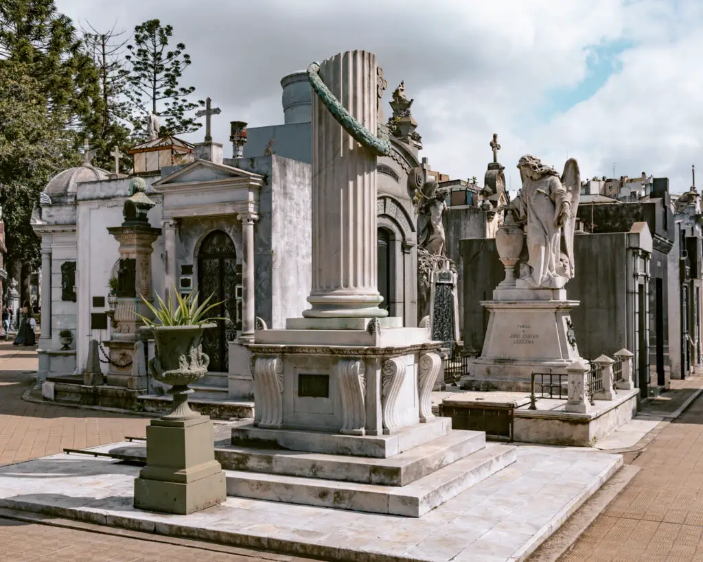 Tombs at the Le Recoleta Cemetery. One of the things to do in Recoleta. 