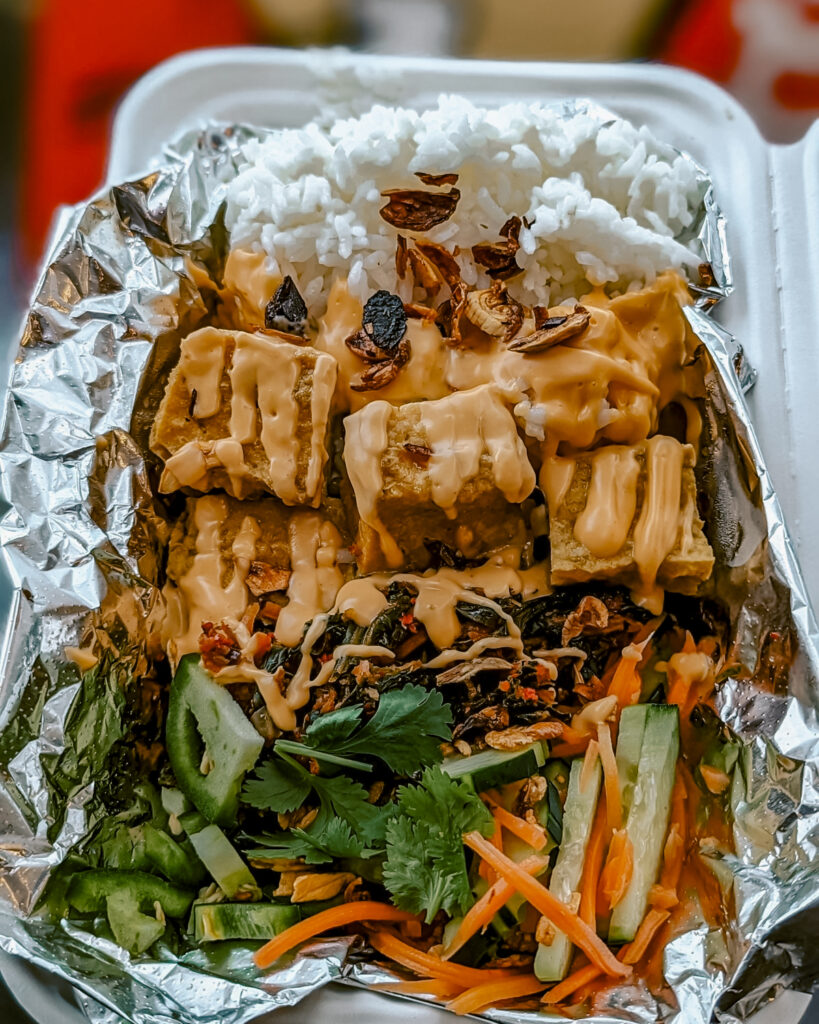 Street food in Portland, Oregon. 