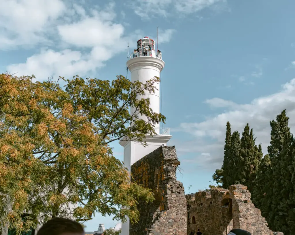 El Faro Lighthouse one of the things to do in Colonia del Sacramento. 