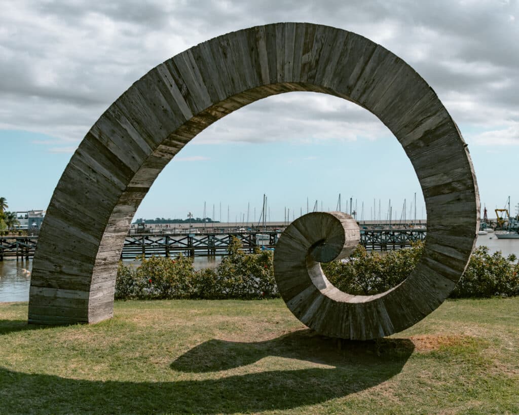 Sculpture from one of the many museums. The top things to do in Colonia del Sacramento. 