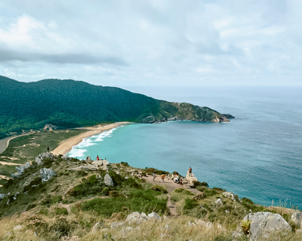 Coastline of Florianopolis, Brazil.