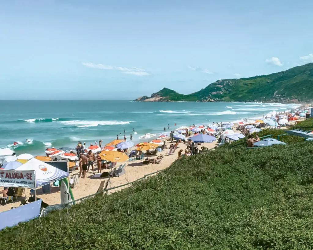 One of the best cities in South America Florianopolis, Brazil beach. 