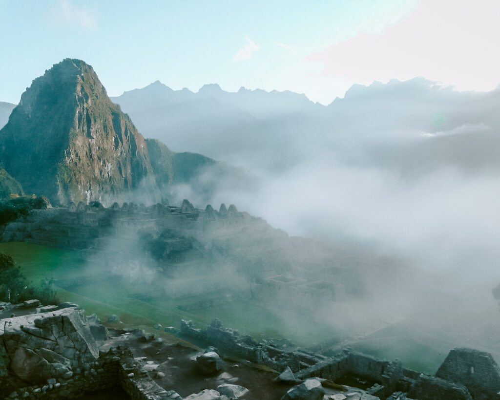 Mountains in Cusco, Peru one of the most beautiful places in South America.
