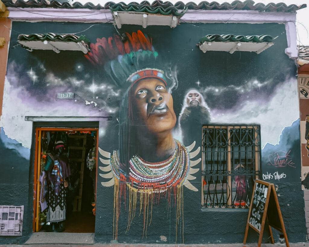 Bogota, Colombia street art.