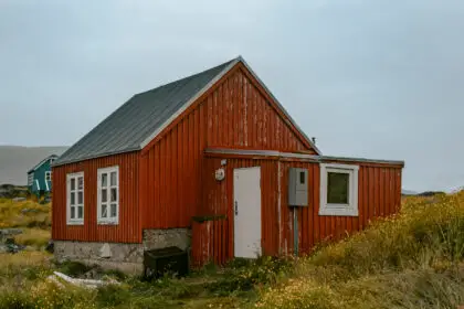 Things to do in Nanortalik, Greenland photo of a red home.