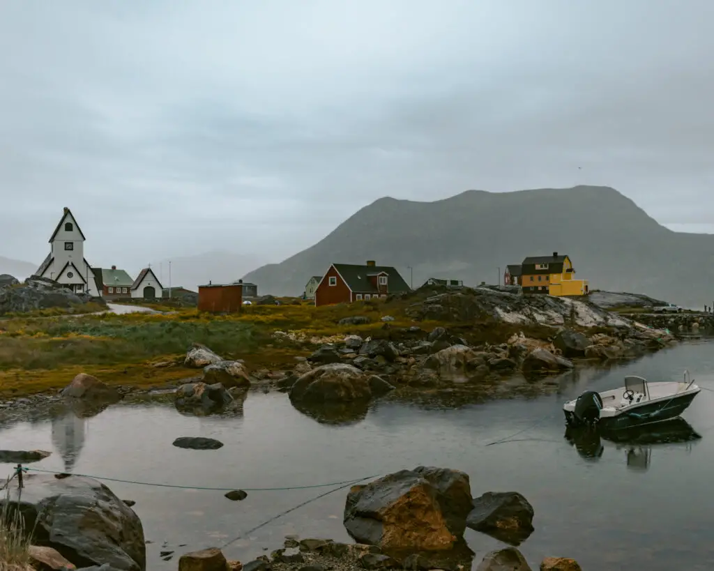 One of the things to do in Nanortalik, Greenland is admiring the town. 