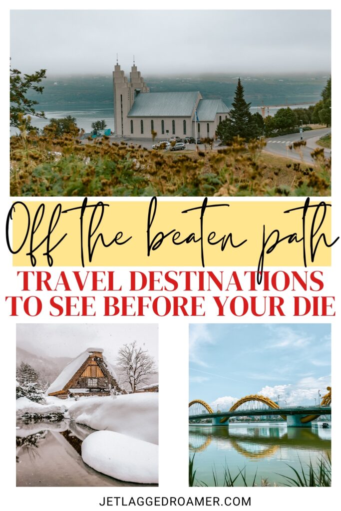 travel off a beaten path