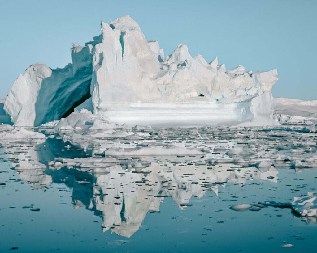 An iceberg Ilulissat, Greenland one of the off the beaten path countries. 