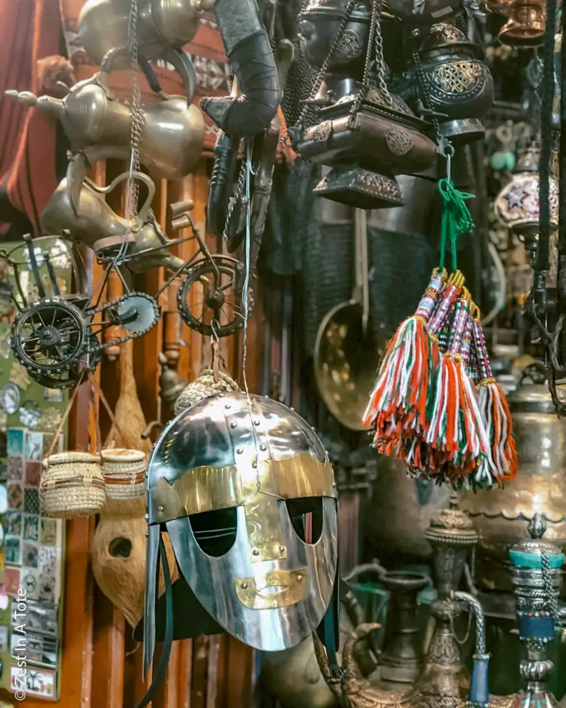 Souvenir shop in Muscat, Oman and off the beaten path travel destination.