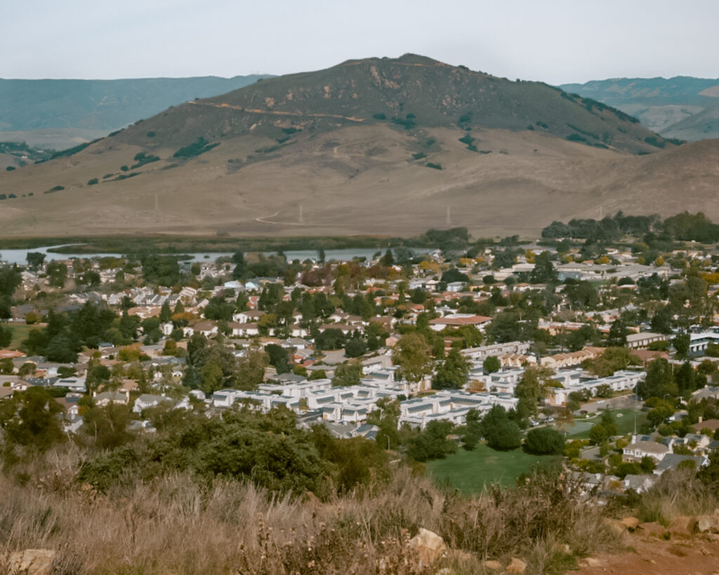 travel off a beaten path View of the mountains in San Luis Obispo, California.
