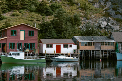 Quidi Vidi colorful fishing huts.