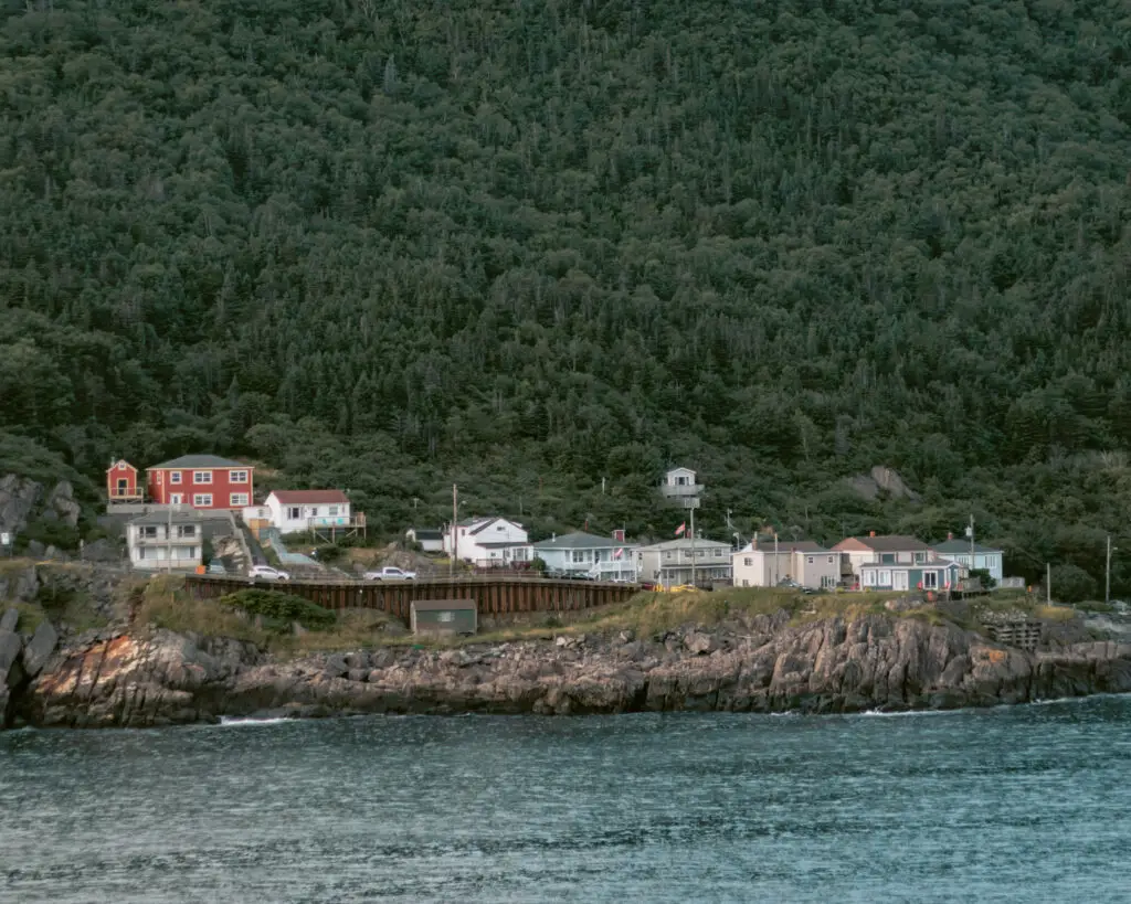 View from the water of St. John's, Newfoundland 
