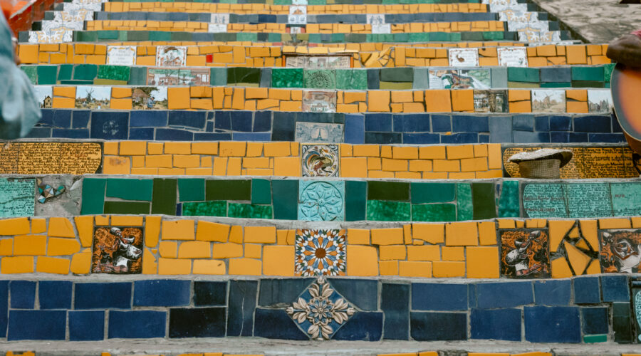 Rio de Janeiro itinerary photo of the Selarón Steps.