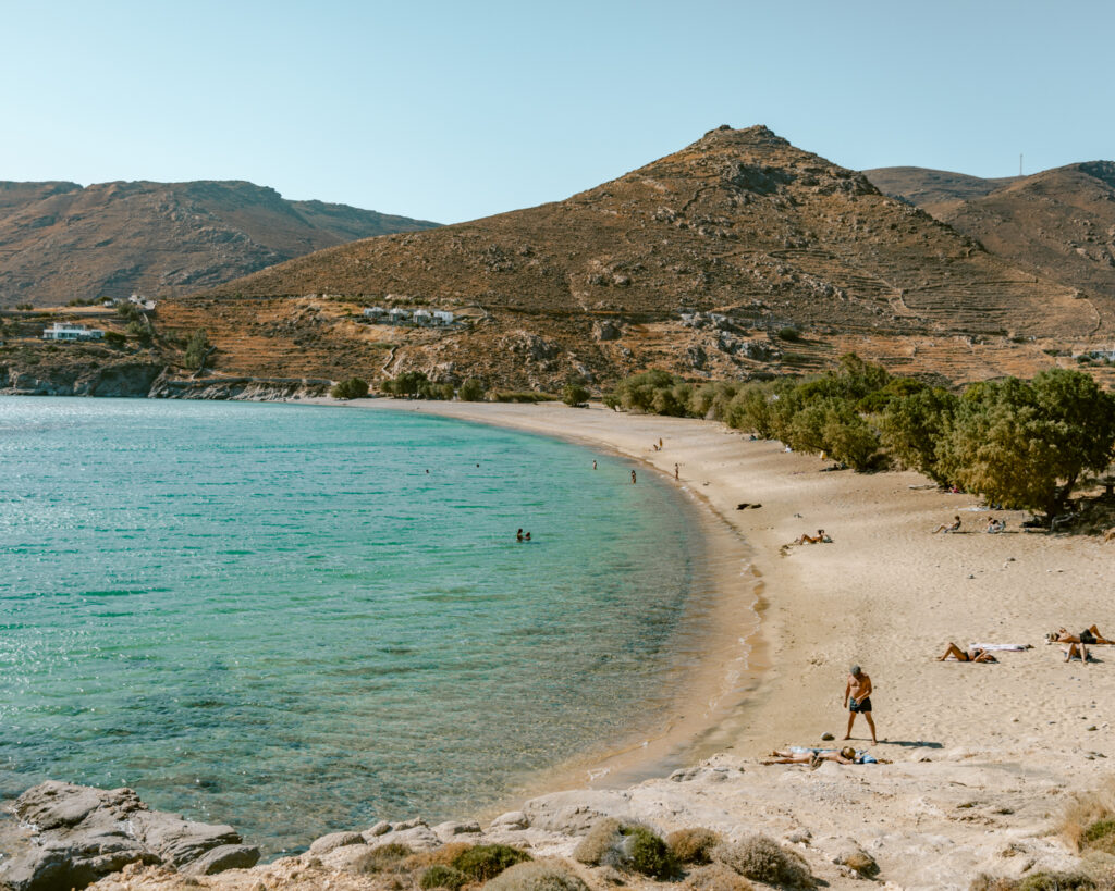 Paralia Ganema one of the best beaches in Serifos.